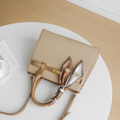 Sac à main platine élégante pour le trajet domicile-travail pour femme