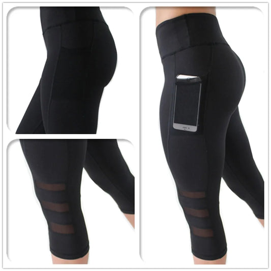 Legging Capri Sport  à la Longueur Mi-mollet