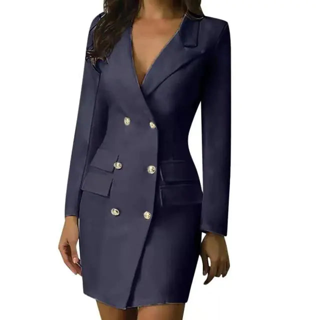 Robe Blazer Double Boutonnage