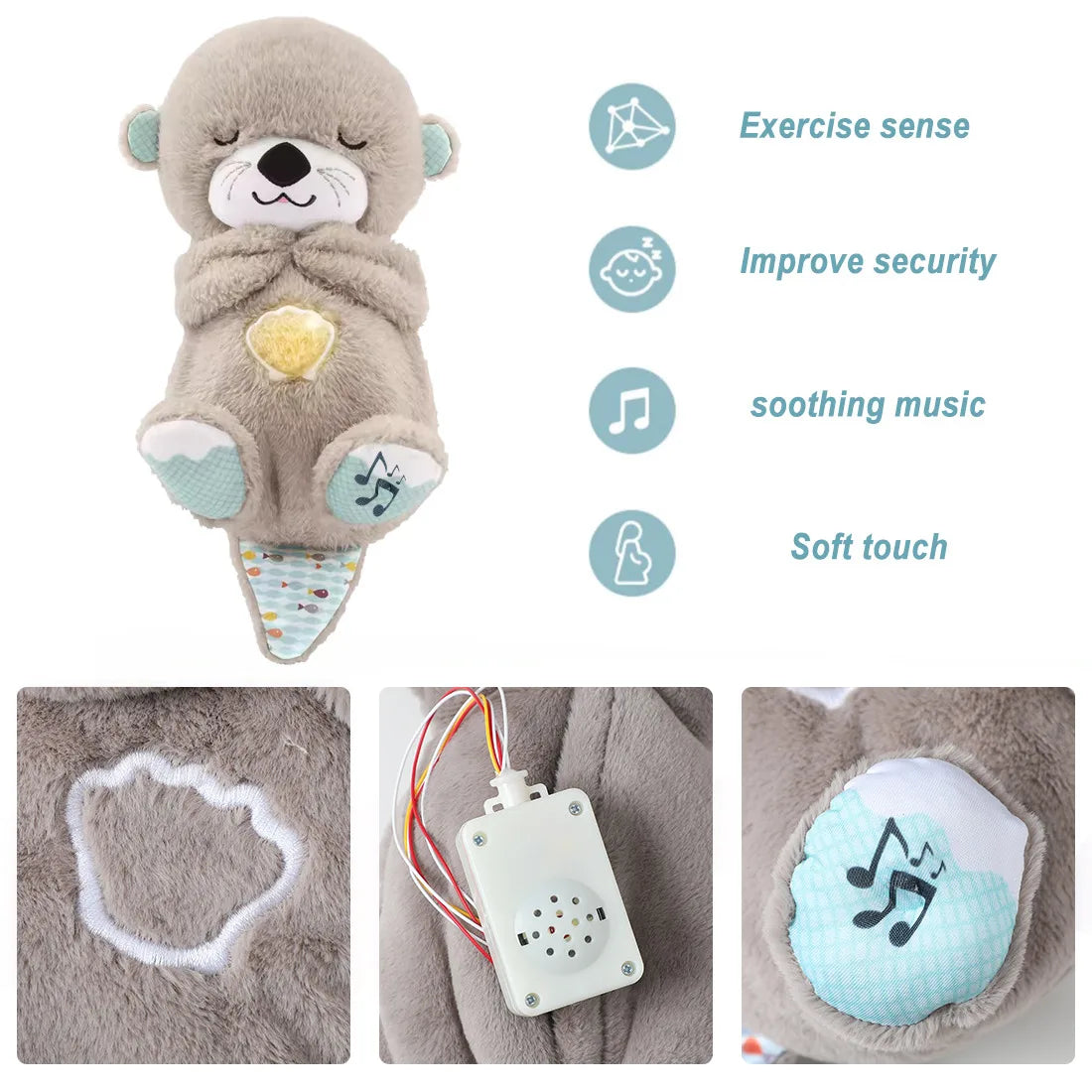 Peluche Musicale Compagnon de Sommeil et de Jeu