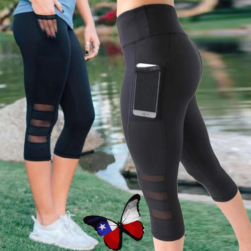 Legging Capri Sport  à la Longueur Mi-mollet