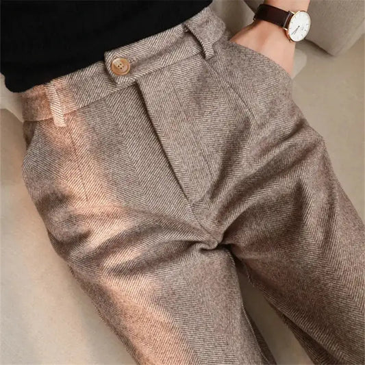 Pantalons Taille Haute