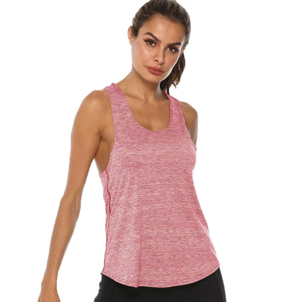 Gilets de Course Fitness et T-shirts de Yoga