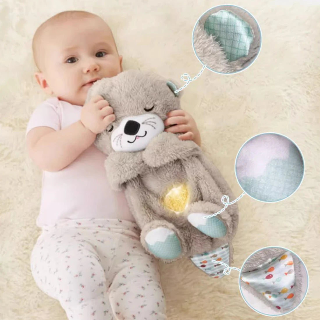 Peluche Musicale Compagnon de Sommeil et de Jeu