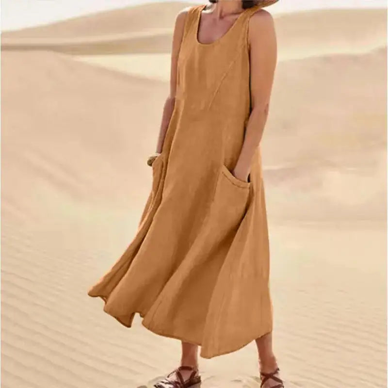 Vestidos largos casuales de verano para mujer