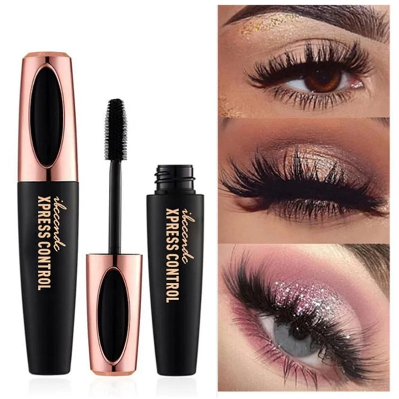 Nouveau Mascara Waterproof en Fibre de Soie 4D pour Cils