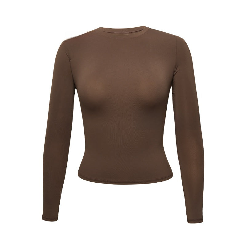 T-shirt à col rond pour femme