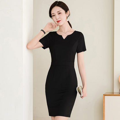 Robe professionnelle à manches courtes