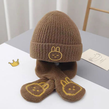 Ensemble bonnet et écharpe d'hiver pour enfants