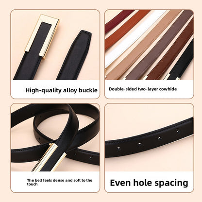 ceinture en cuir pour femmes