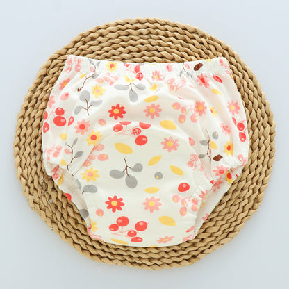 Culotte d'apprentissage lavable pour bébé, en coton respirant