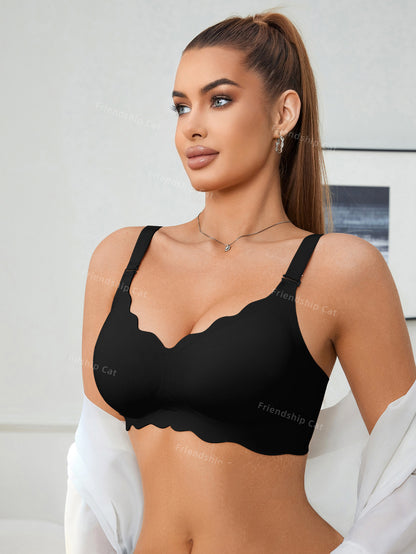 soutien-gorge sans couture avec dentelle