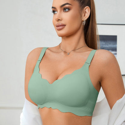 soutien-gorge sans couture avec dentelle