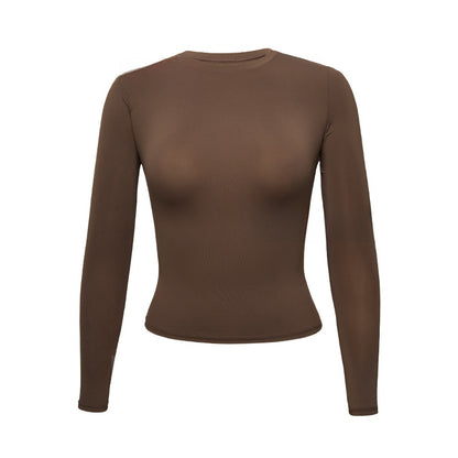 T-shirt à col rond pour femme