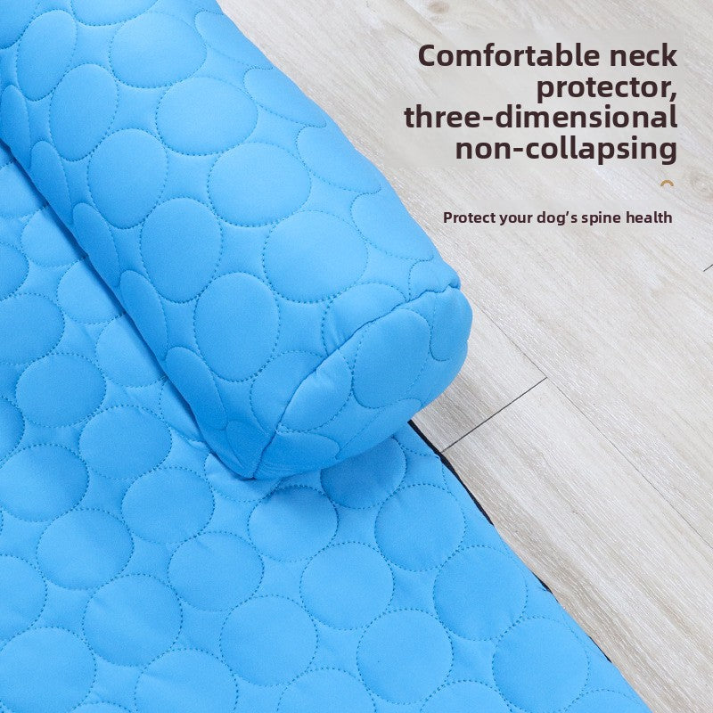 Tapis universel en soie glacée pour animaux de compagnie