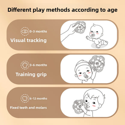 Hochet et anneau de dentition pour bébé