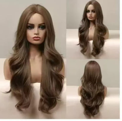 Perruque couleur vin rouge