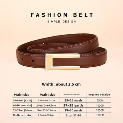 ceinture en cuir pour femmes