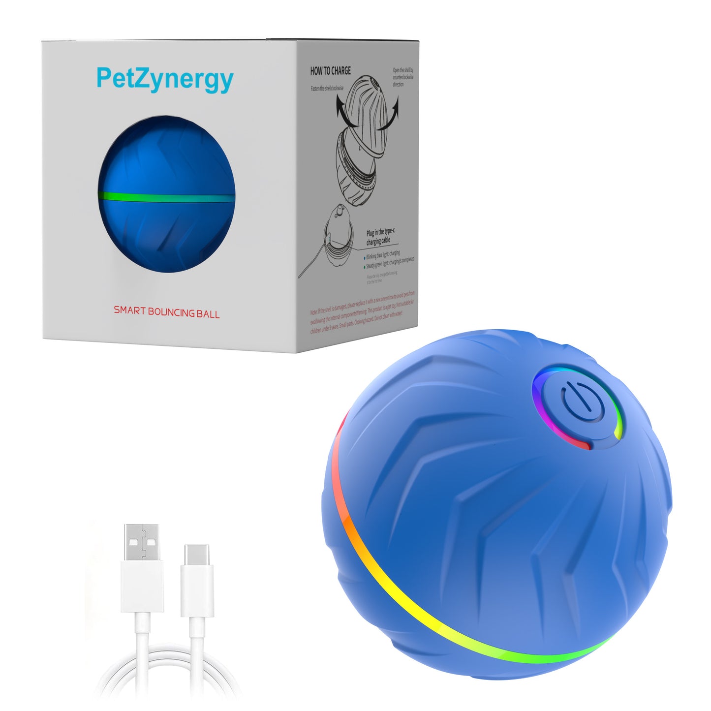 Balle sautante pour chien