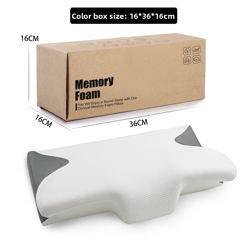 L'oreiller à mémoire de forme papillon rebondit lentement