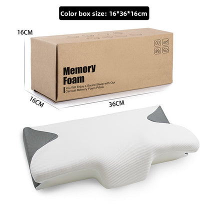 L'oreiller à mémoire de forme papillon rebondit lentement