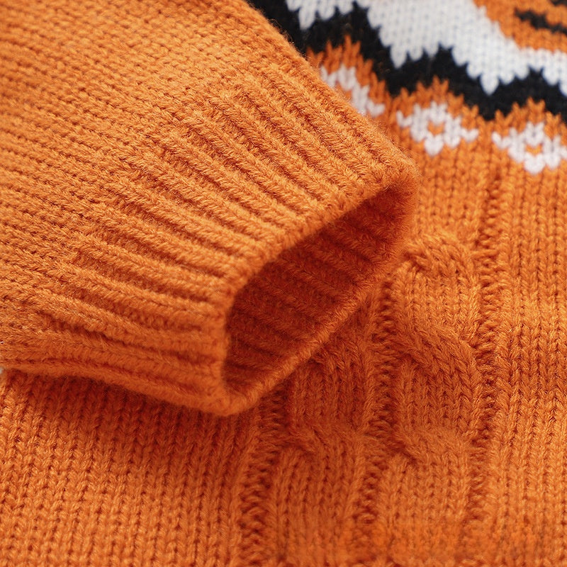 Combinaison une pièce en tricot pour bébé Halloween