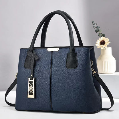 Sac à bandoulière simple en cuir pour femme