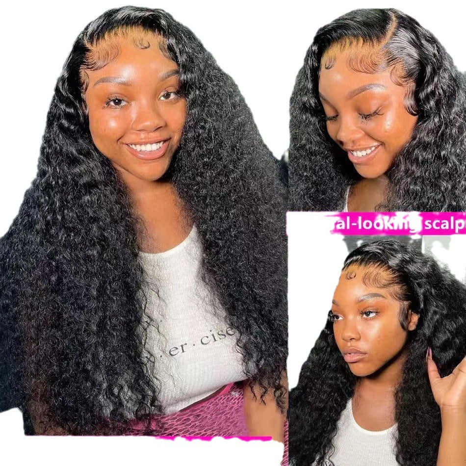 Perruque en dentelle sur le devant