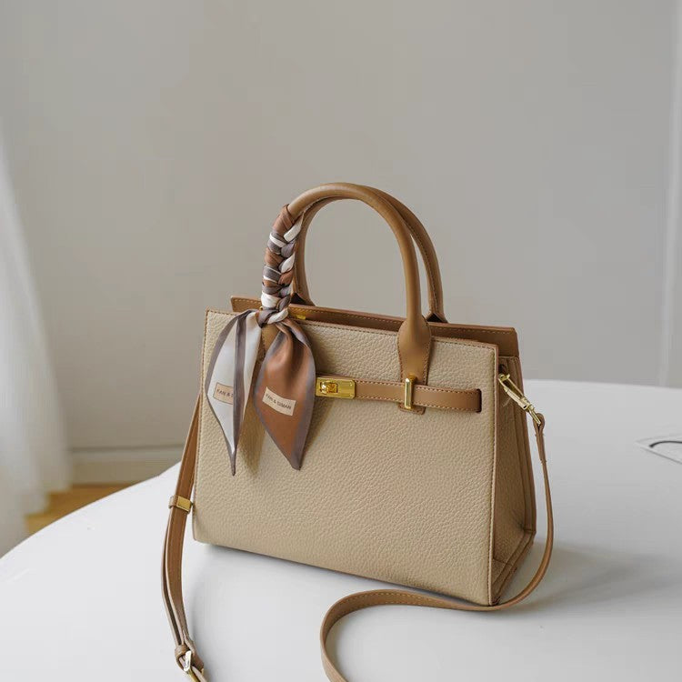 Sac à main platine élégante pour le trajet domicile-travail pour femme