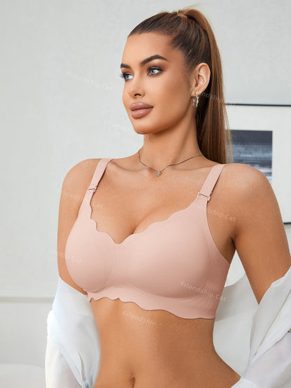 soutien-gorge sans couture avec dentelle