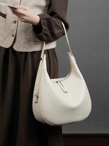 Sac à bandoulière en cuir véritable pour femme