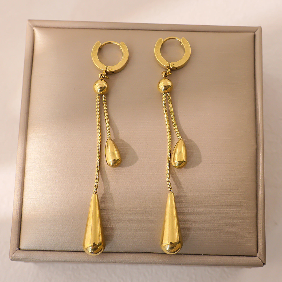 Pendentif goutte d'eau feng shui atmosphérique, tendance et simple