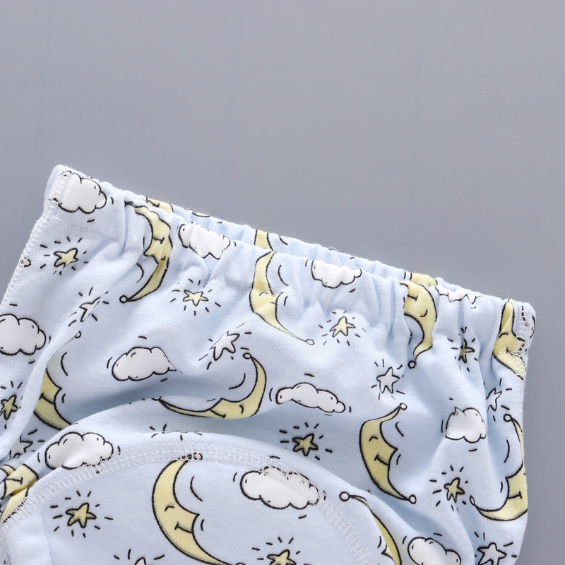 Culotte d'apprentissage lavable pour bébé, en coton respirant