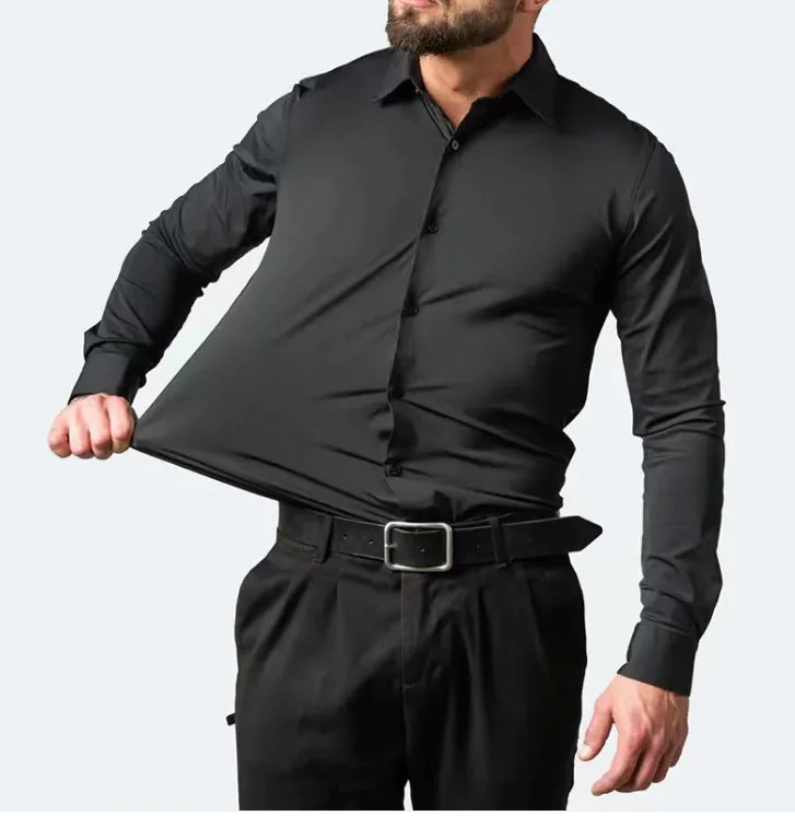 Chemise Élastique sans Repassage