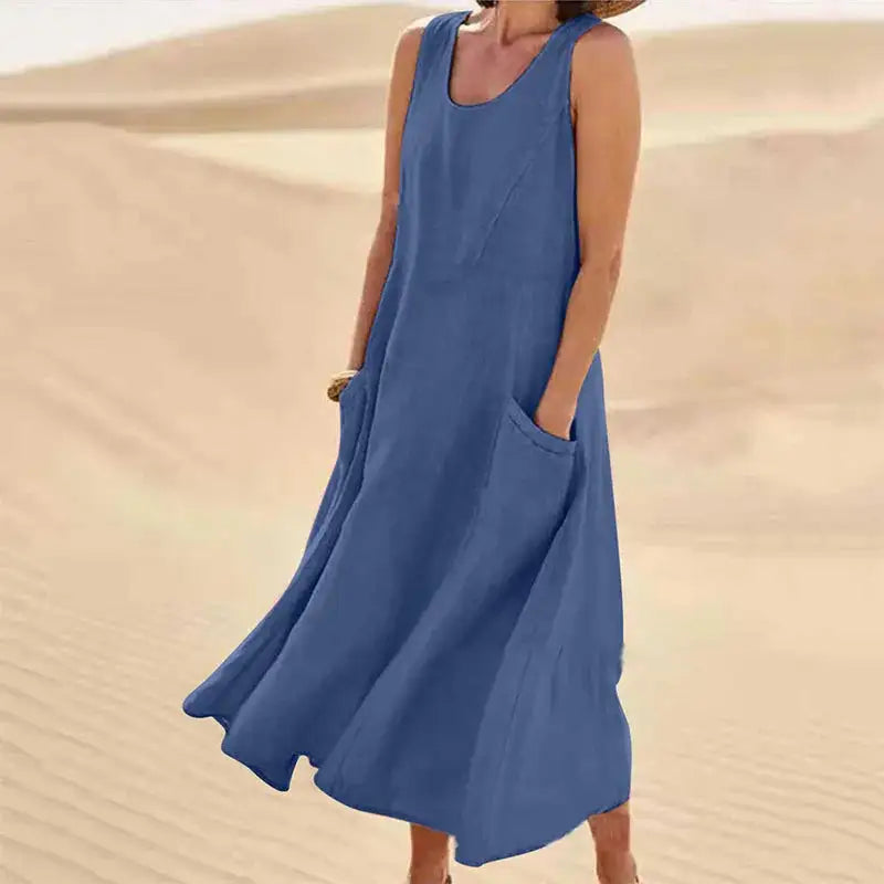 Vestidos largos casuales de verano para mujer